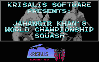 Champions title screen for Atari ST